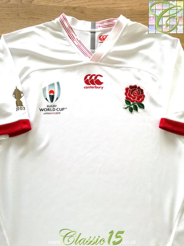 2019 England Home Vapodri World Cup Rugby Shirt