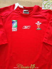 2007 Wales Home World Cup Pro-Fit Rugby Shirt (XL)