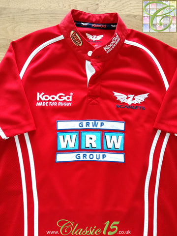 2005/06 Scarlets Home Rugby Shirt (XXL)