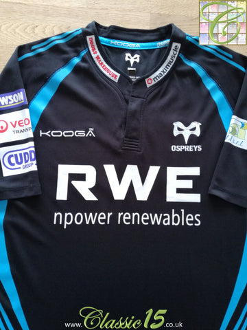 2011/12 Ospreys Home Rugby Shirt (XXL)