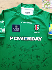 2014/15 London Irish Home Premiership Rugby Shirt (Signed) (L) *BNWT*
