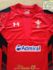 2013/14 Wales Home Pro-Fit Rugby Shirt (XXL)