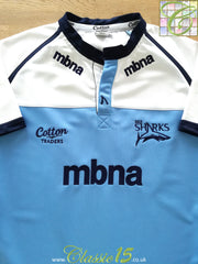New Sale Sharks Kit 2015-16 Sale Rugby Samurai Home Shirt 2015-2016