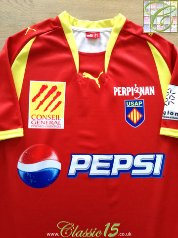 2007/08 Perpignan Home Rugby Shirt