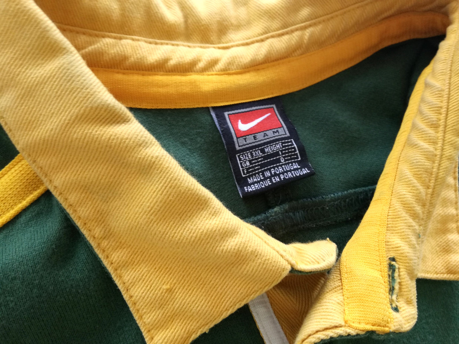 2001 South Africa Home Test Worn Rugby Shirt Matfield #4 (3XL)