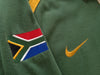 2001 South Africa Home Test Worn Rugby Shirt Matfield #4 (3XL)