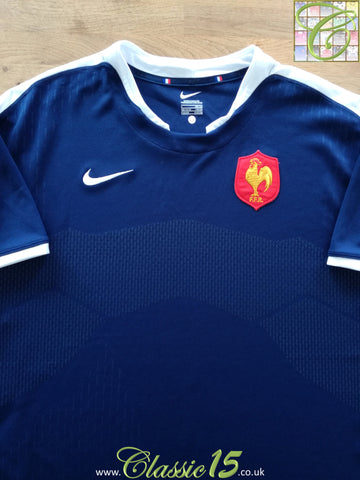 2009/10 France Home Rugby Shirt