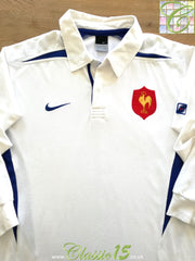 2003/04 France Away Long Sleeve Rugby Shirt