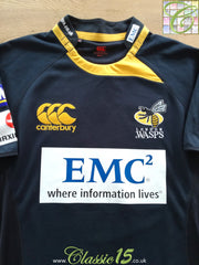 2009/10 London Wasps Home Pro-Fit Rugby Shirt