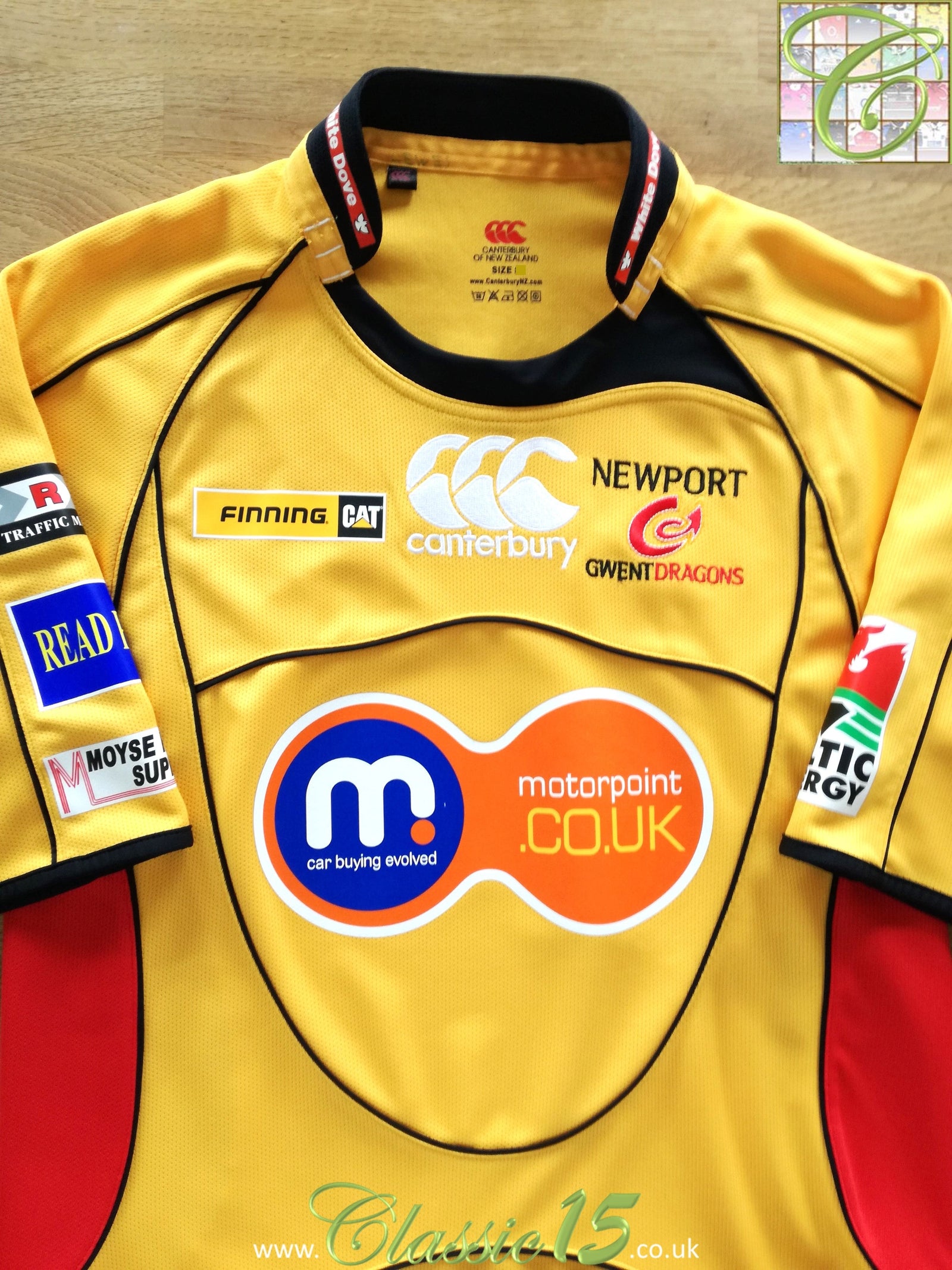 2008/09 Newport Gwent Dragons Away Rugby Shirt
