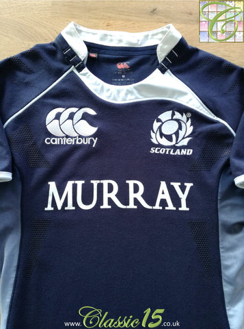 2009/10 Scotland Home Player Issue Rugby Shirt