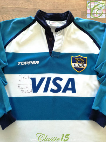 2000/01 Argentina Home Rugby Shirt (Pichot Signed)