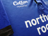 2008/09 Newcastle Falcons Rugby Training Shirt - Blue (XL)