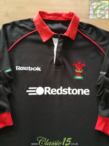 2000/01 Wales Away Long Sleeve Rugby Shirt