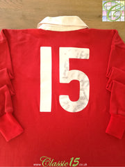 1983 Canada Home Match Worn vs Oxford University Rugby Shirt Wyatt #15