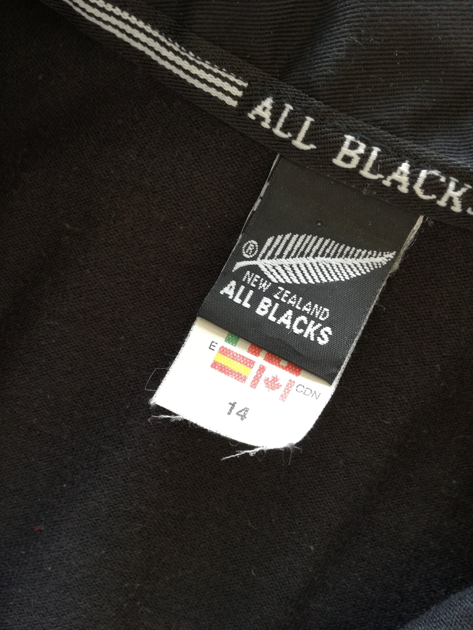 2000 New Zealand Home Rugby Shirt (W) (Size 14)