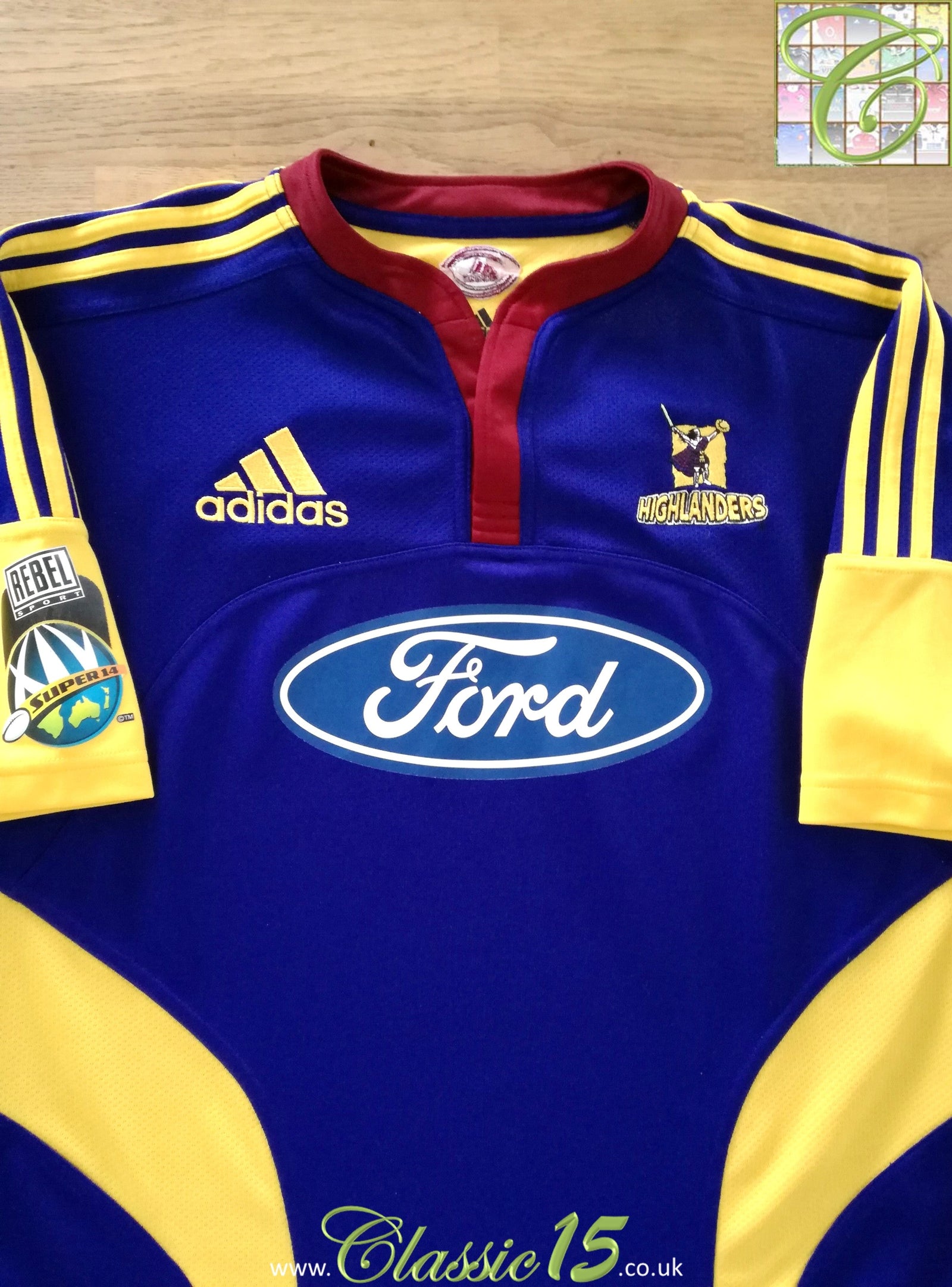 2007 Highlanders Home Super14 Rugby Shirt