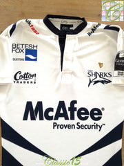 2006/07 Sale Sharks Away Player Issue Rugby Shirt