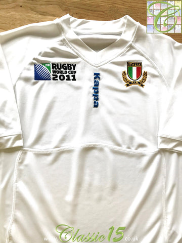 2011 Italy Away World Cup Rugby Shirt (XL)