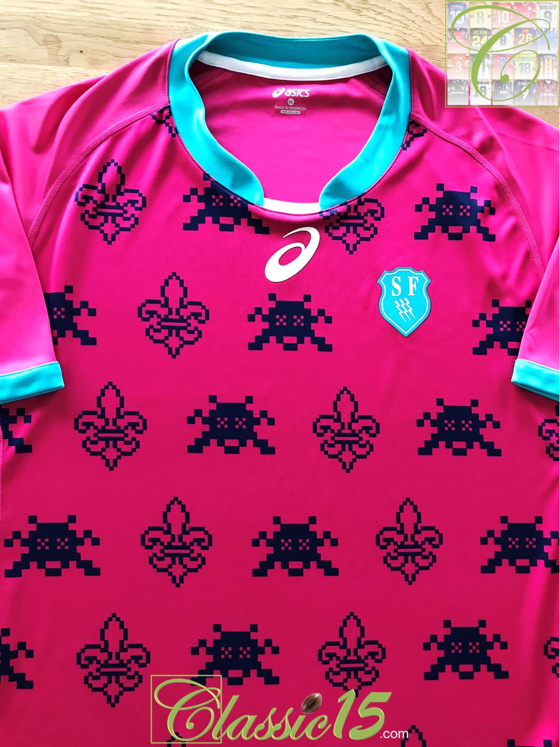 2016/17 Stade Français Away Rugby Shirt (XXL)